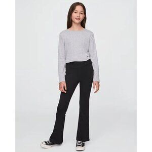 Gap Girls Flare Legging Pants Size Large True Black New